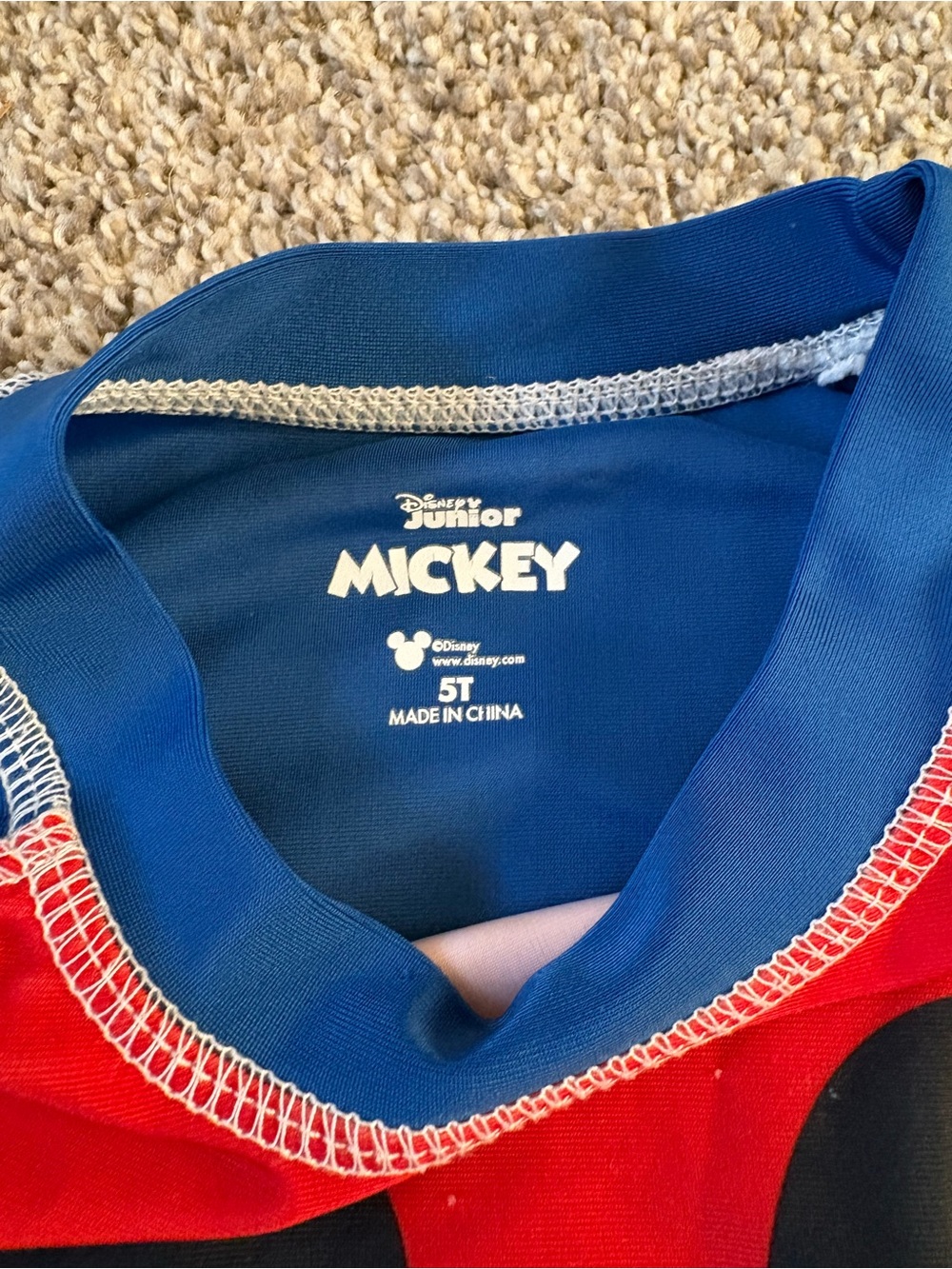 Disney Mickey Mouse Rash Guard - Picture 3 of 4